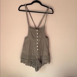 Free People Embroidered Shortall